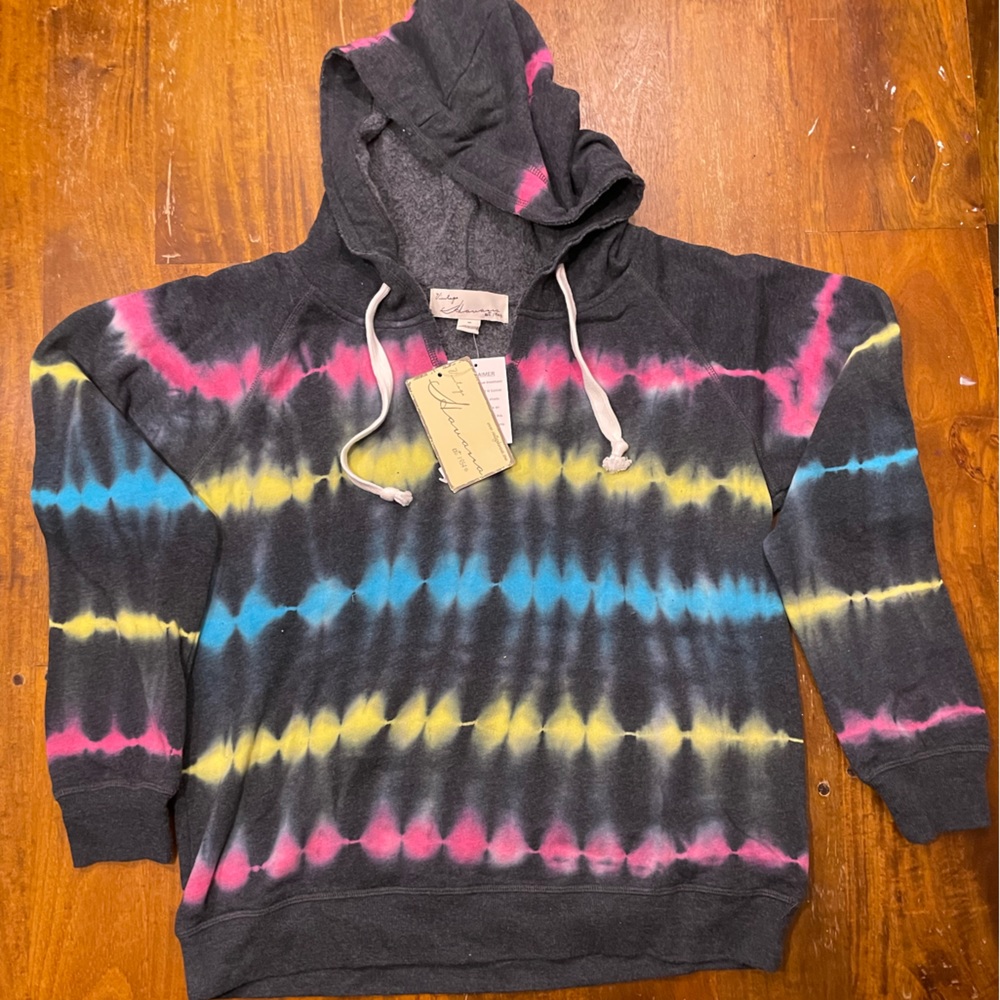 Vintage Havana, NWT, Size M, Tie Dye Hooded Sweatshirt